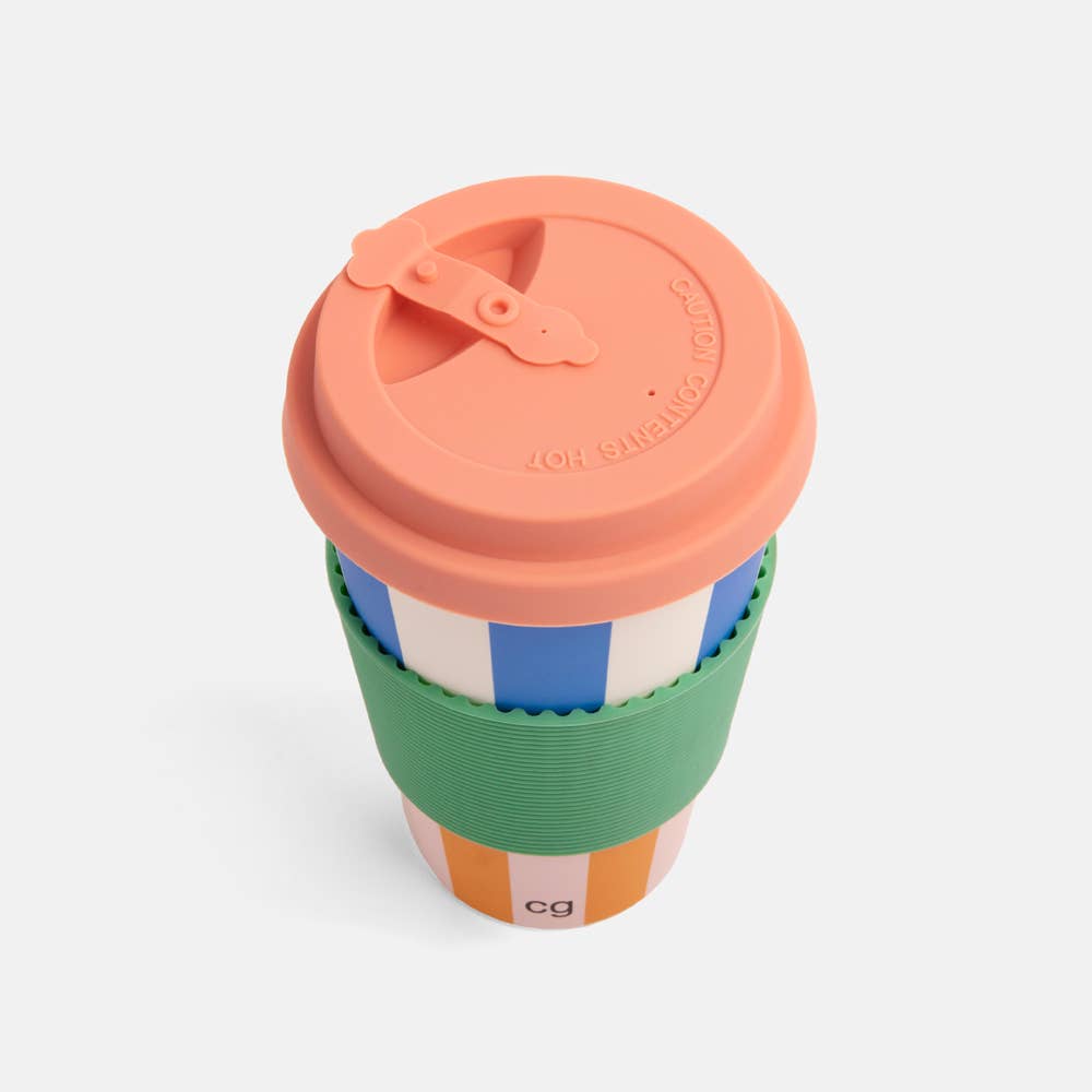 Caroline Gardner - Multi Stripe Coffee Cup