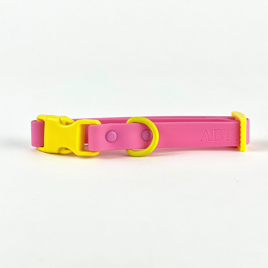 The Fritz Collar - Durable, Waterproof & Two-Tone | Pink