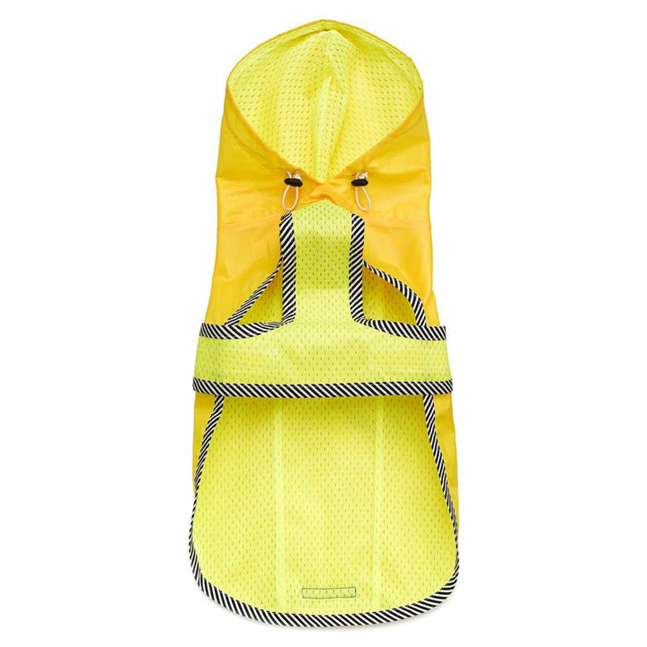 LoveThyBeast - Neon Yellow Nylon Rain Jacket with Mesh Lining