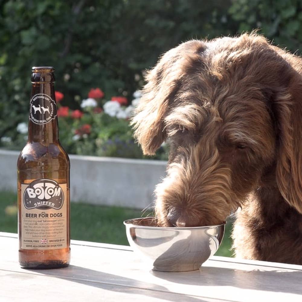 Woof&Brew Bottom Sniffer Dog Beer Gift Treat