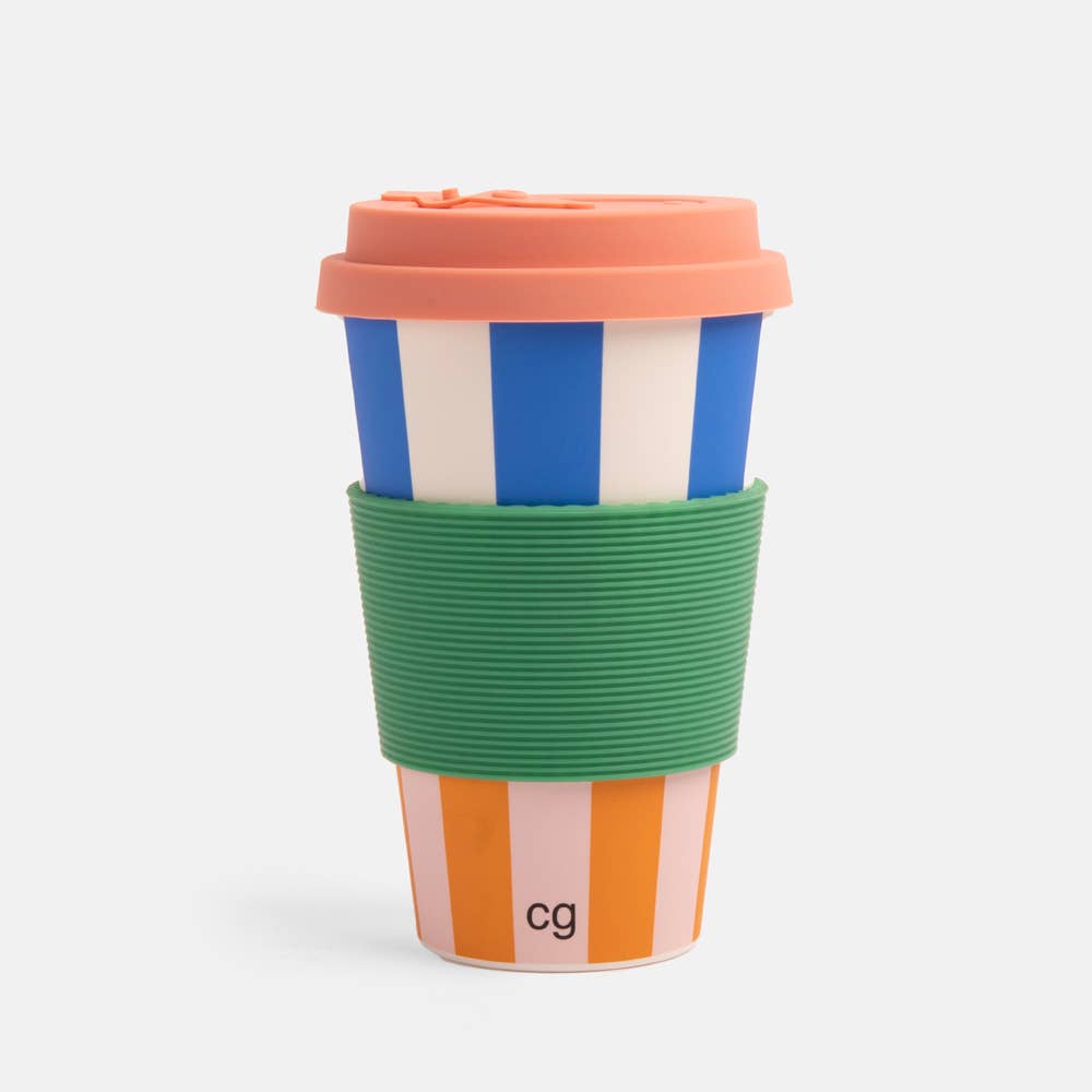 Caroline Gardner - Multi Stripe Coffee Cup