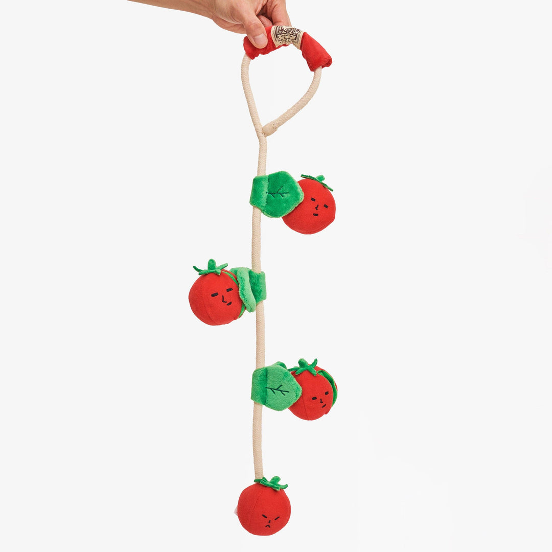 the furryfolks - Cherry Tomato Nose Work & Tug Toy